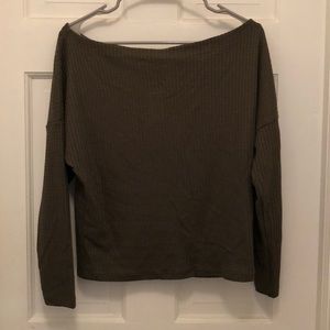 EXPRESS: off the shoulder knit top